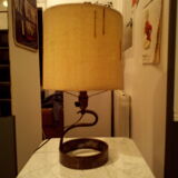 Lamp in wrought iron
