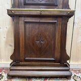 Coat rack - Napoleon III wardrobe in wood and brass