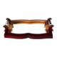 Bicolour wooden and metal tray, Bordeaux, Art Deco, 1930