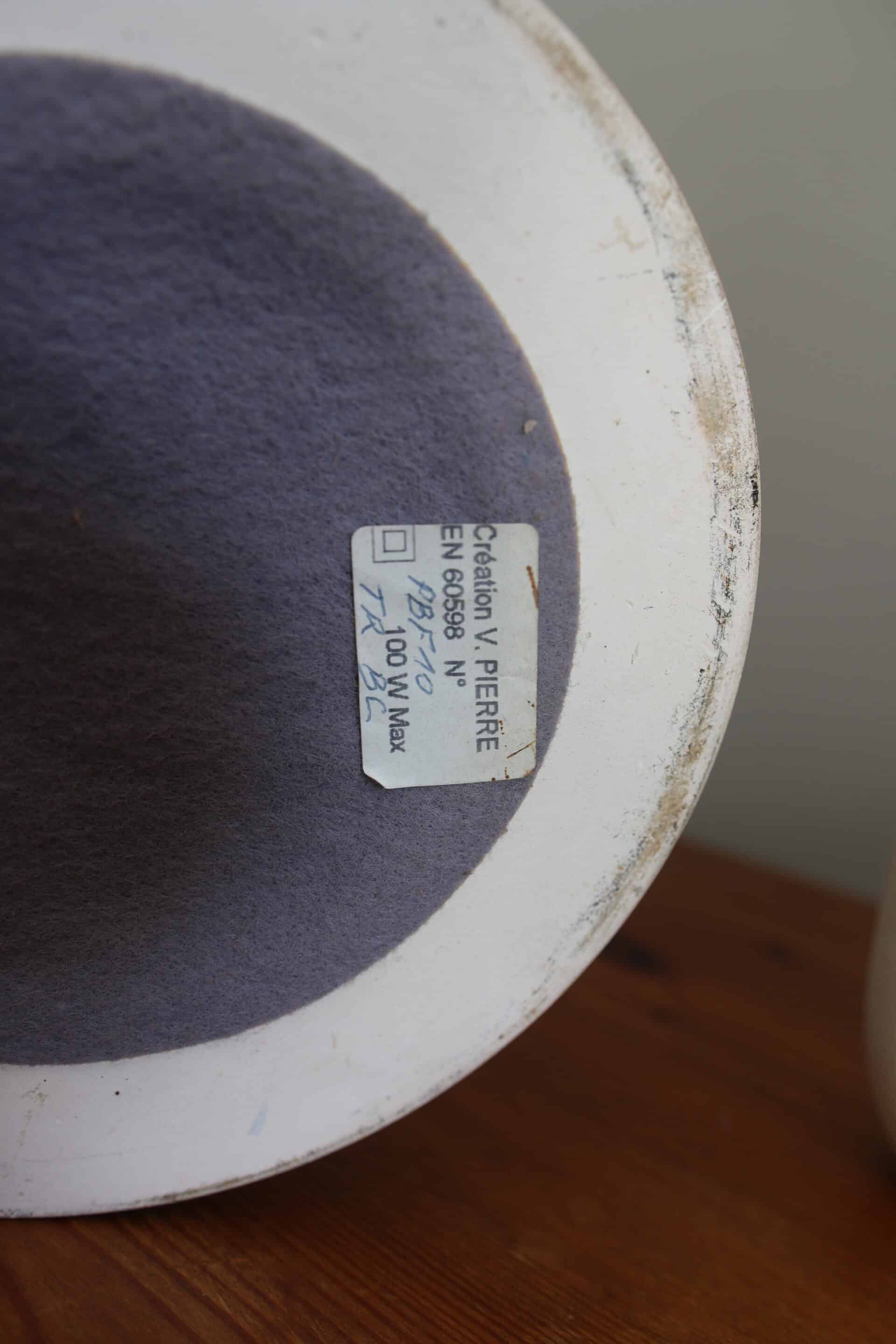 Cracked ceramic table lamp, 1980s