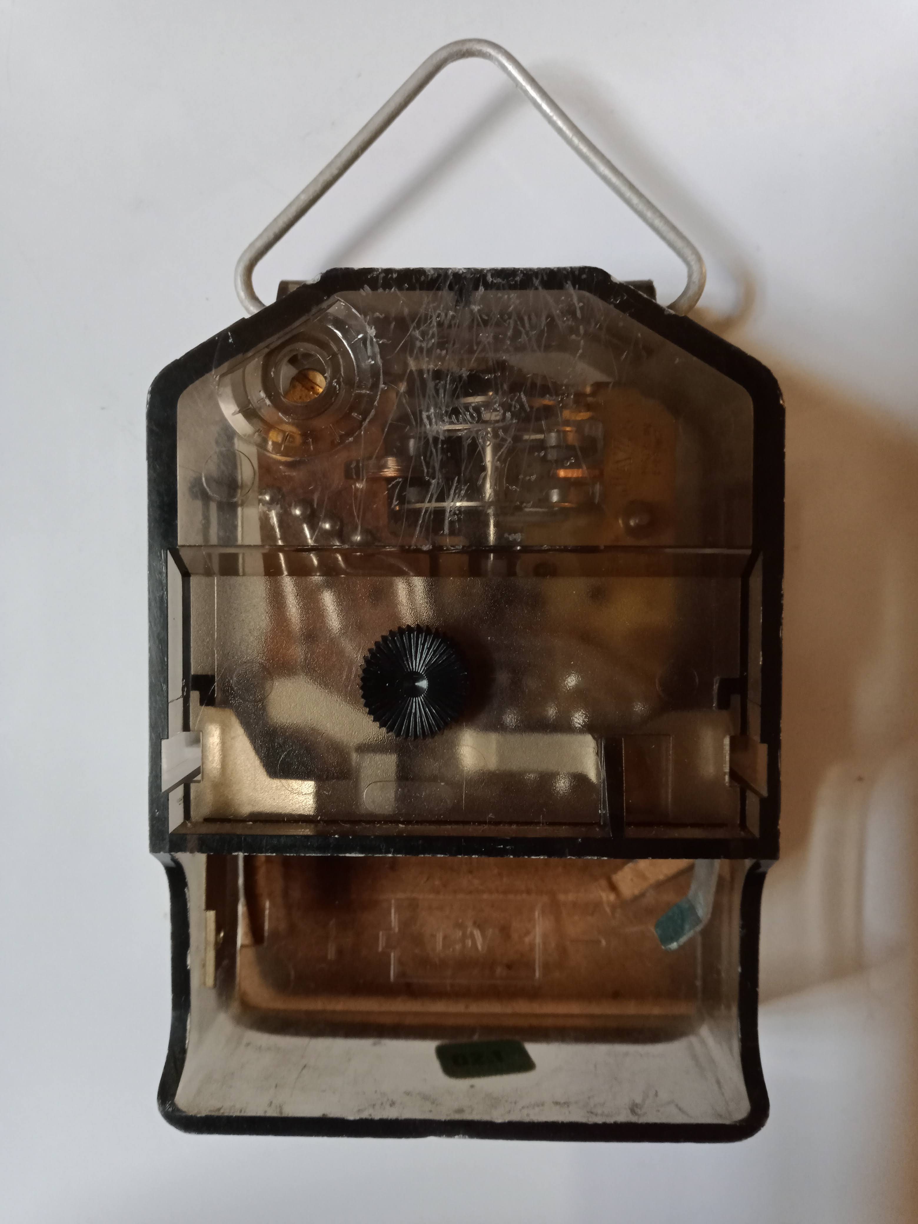 Yellow wall clock japy