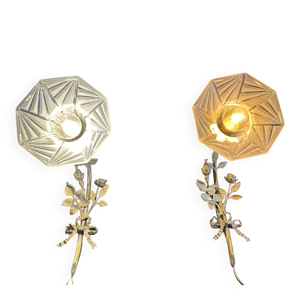 Paire d’appliques anciennes