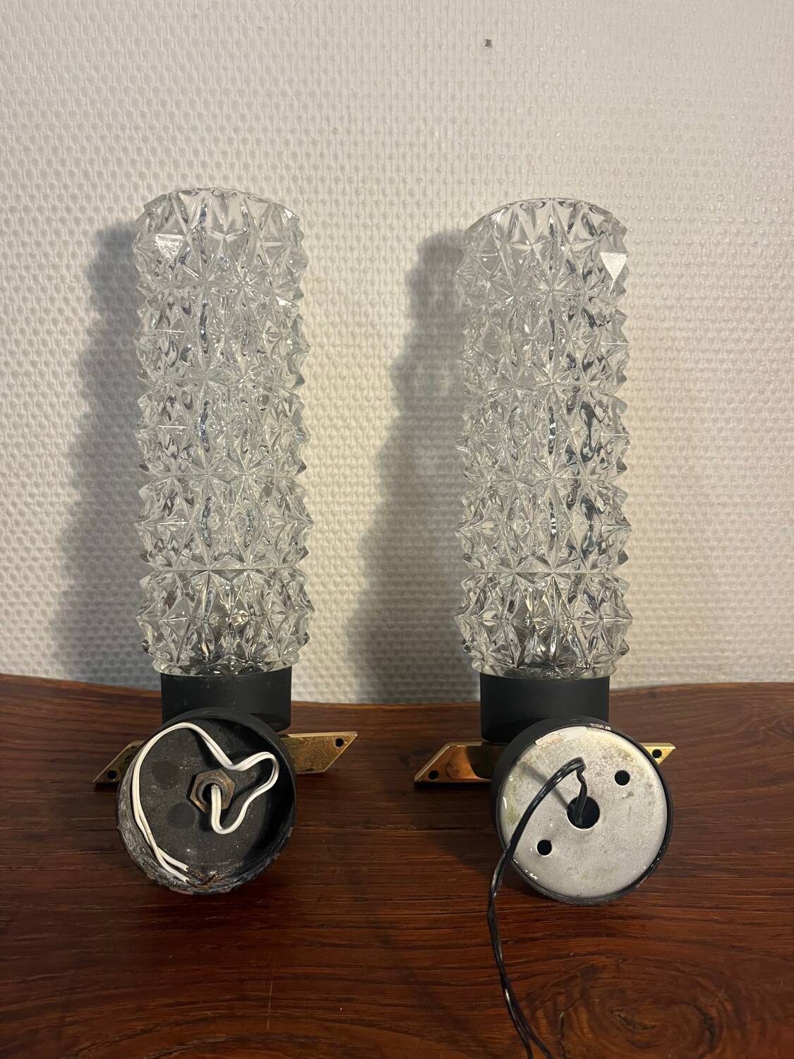 Pair of wall lights from the 1960s