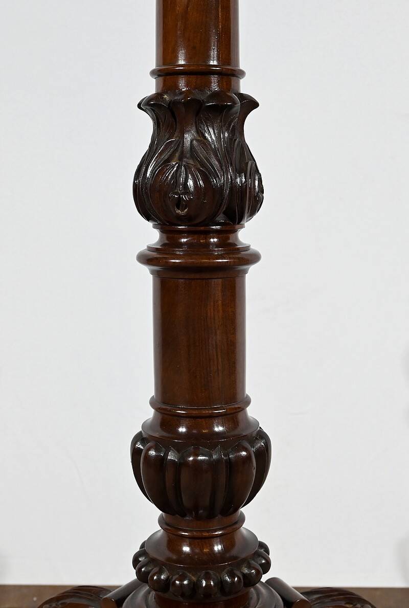 Small Barbière in Solid Mahogany, Restoration Period – 1st part 19th century