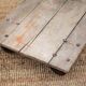 Vintage trolley coffee table, industrial wooden table on wheels, decor.