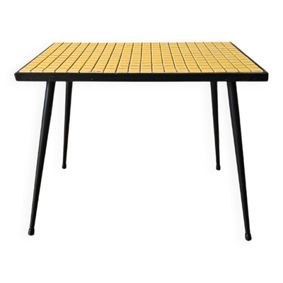 Table d'appoint en mosaïque du milieu du siècle