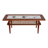 Vintage teak ceramic coffee table Gemina Møbler