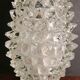 Rostrato vase in clear Murano glass by Barovier & Toso, Italy, 1930s