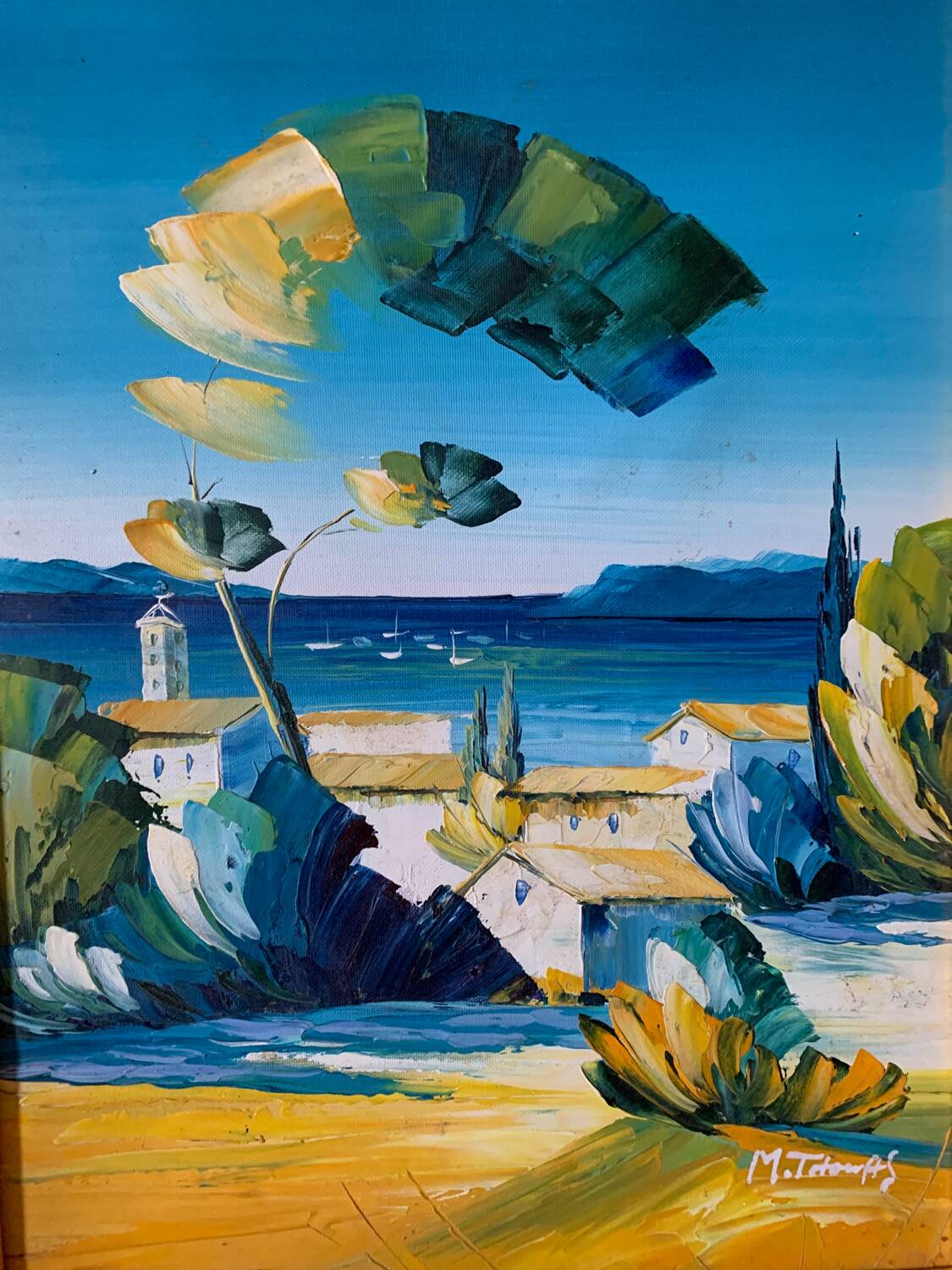 Hard canvas oil painting