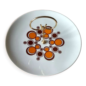 Vintage cheese platter 70s