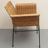 Basket armchair from the 1960s