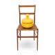 Yellow ceramic vase with lid by Enzo Bioli for Il Picchio, 1970s.