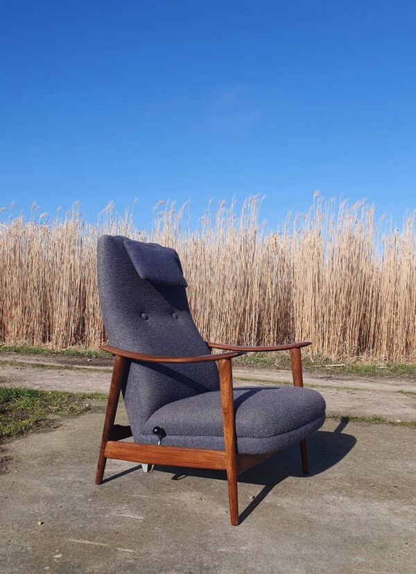 Chaise design norvégienne vintage Combi Star Arnt lande Stokke inclinable