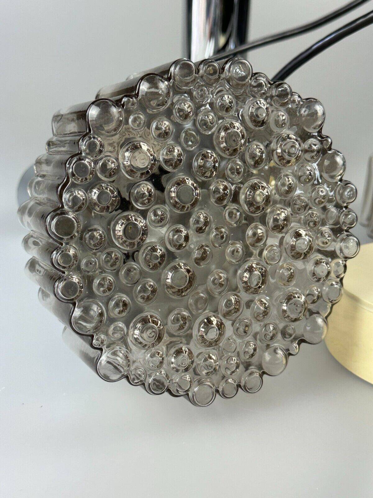 60s 70s 3-flame cascade lamp from Staff Leuchten Germany chrome glass