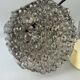 60s 70s 3-flame cascade lamp from Staff Leuchten Germany chrome glass