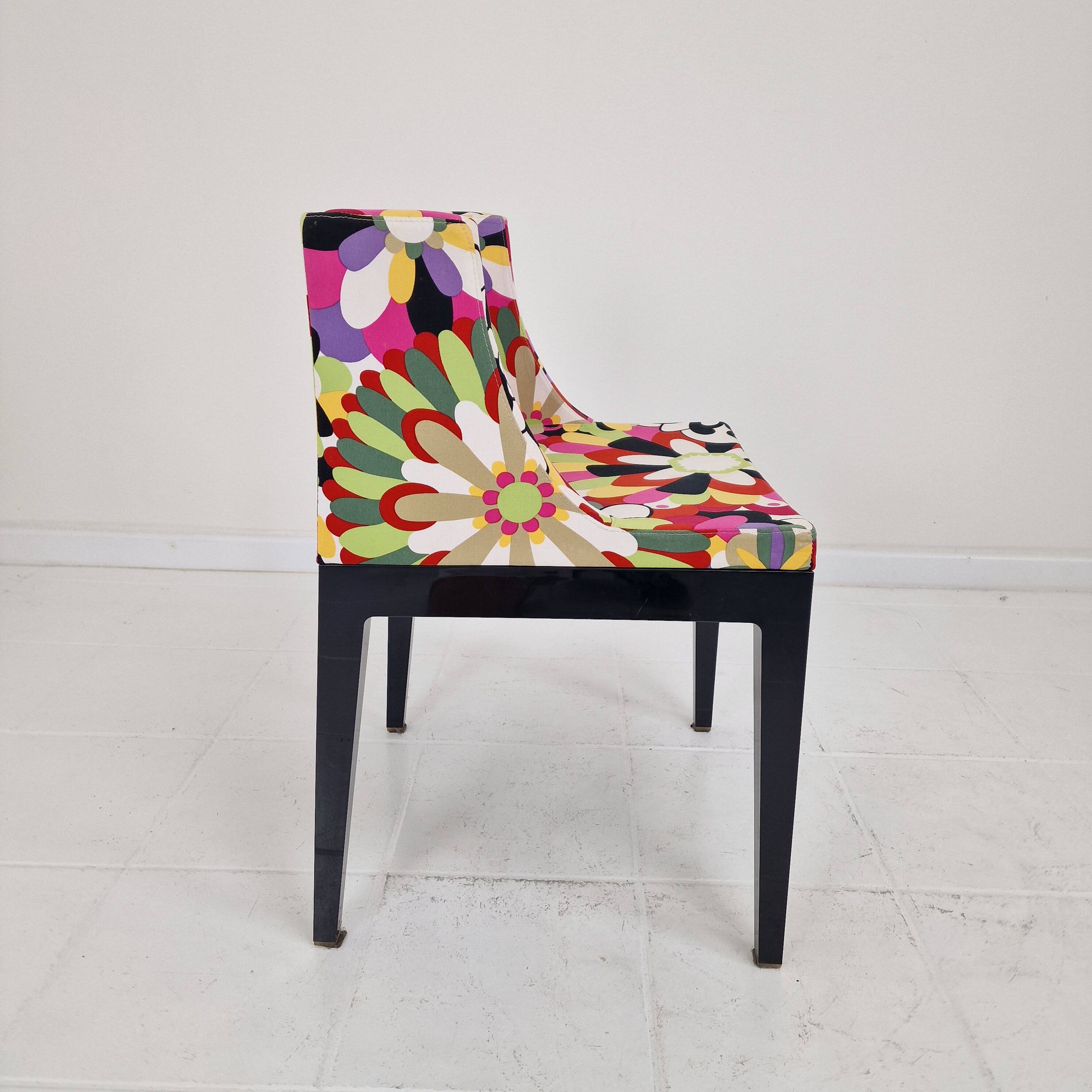 Kartell “Mademoiselle” chair in Missoni fabric by Philippe Starck, Italy