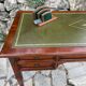 Elegant Louis XVI style mahogany flat desk from the 20th century