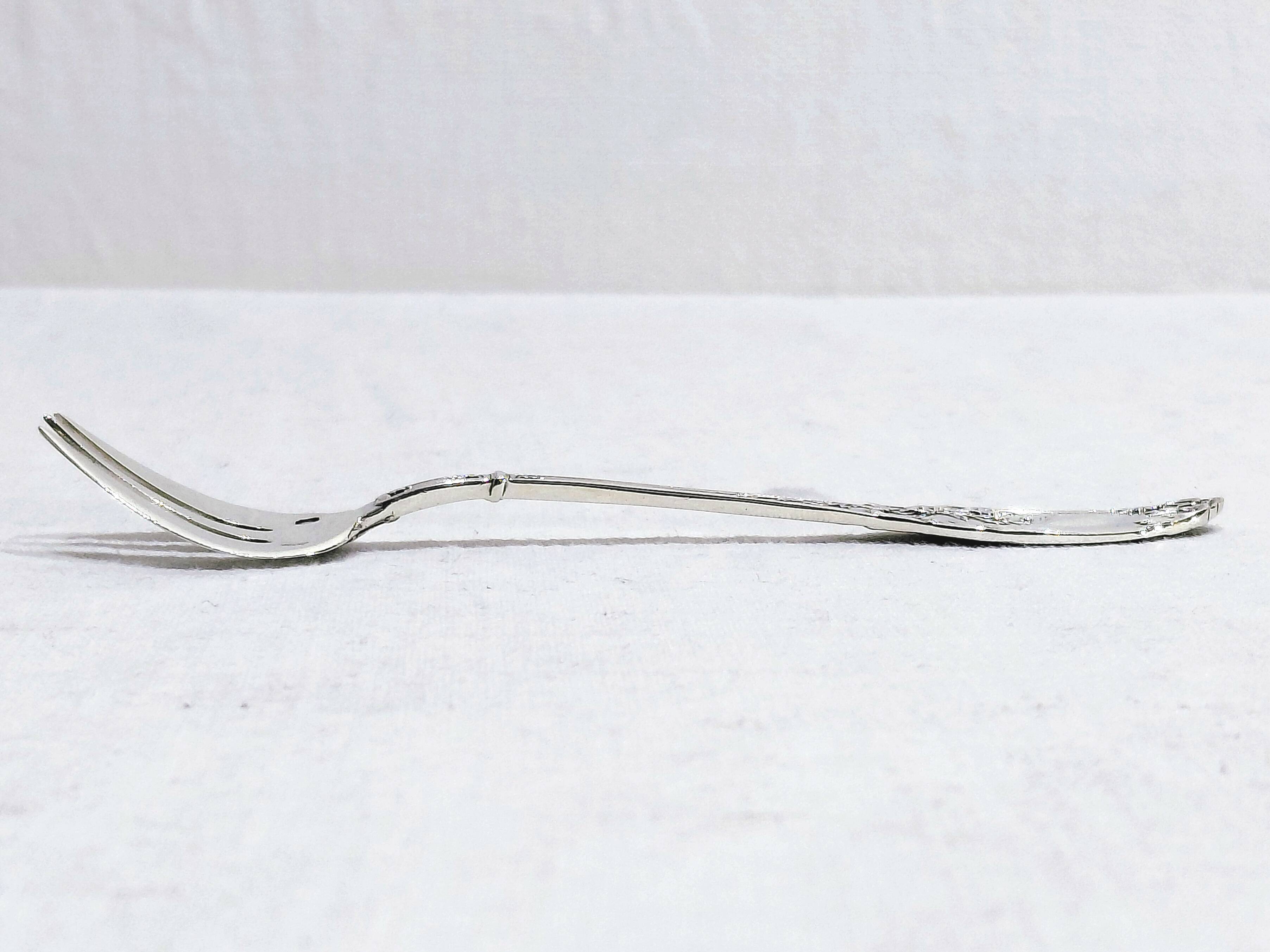 Eugène lefebvre - silver plated oyster forks