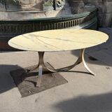 White Marble Table Osvaldo Borsani T102 for Tecno