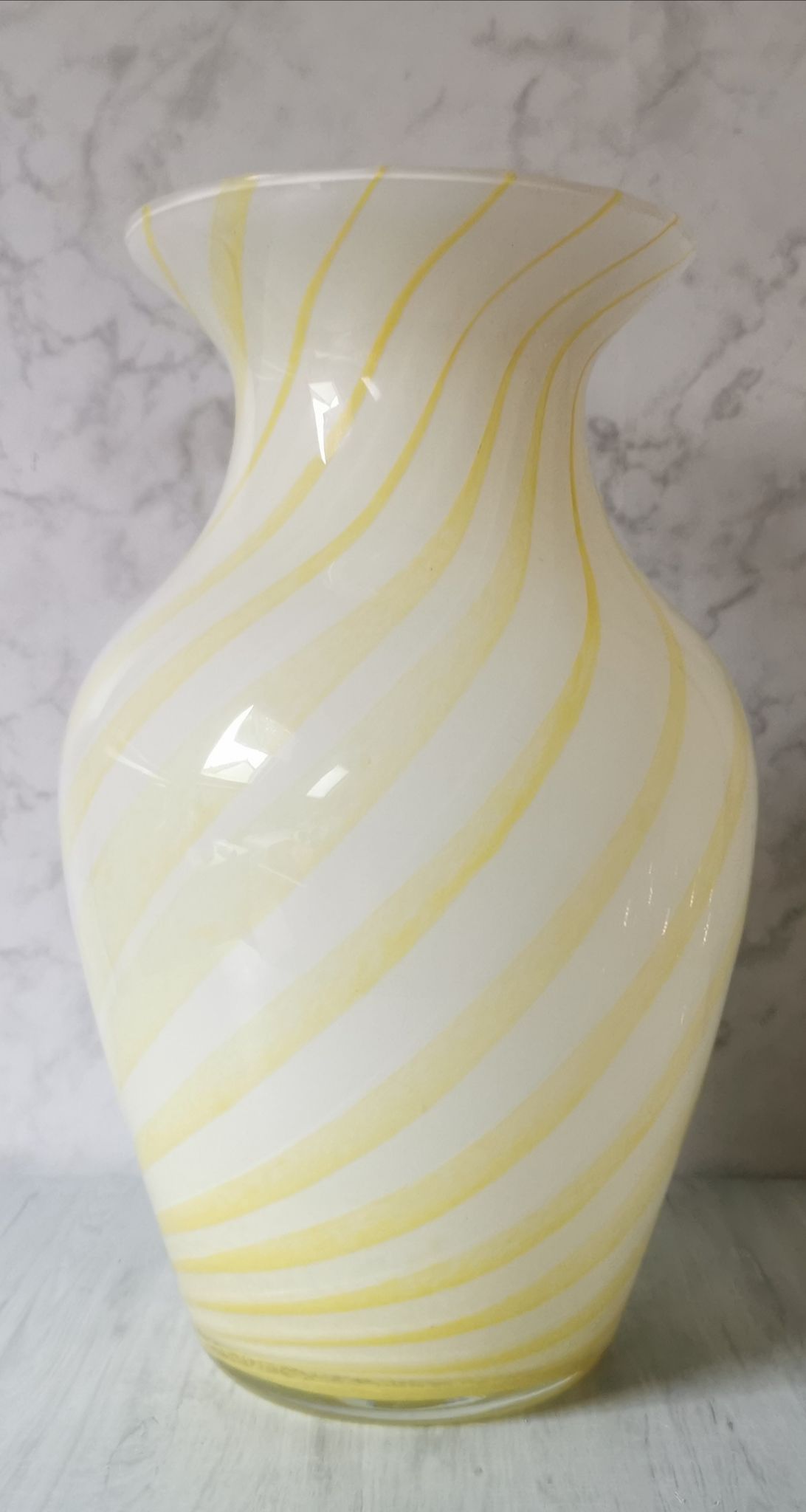 Blown glass vase Italy