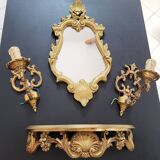 Golden wall ensemble