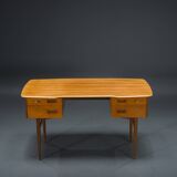 Mid-Century Teak Desk attributed to Musterring, 1960s