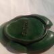 Superb old art deco ashtray signed max le verrier frog and water lily decor