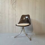 Plexiglas swivel chair