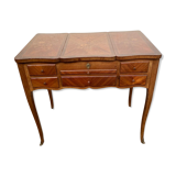 Coiffeuse Louis XV en marqueterie 20ème