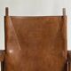Leather safari armchair by Wilhelm Kienzle for Wohnbedarf, 1950s