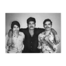 Portrait of three Rajasthan pals
