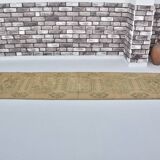 Beige Oushak Turkish Runner sku 2137