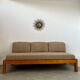 Wooden sofa design Regain France vintage 60s