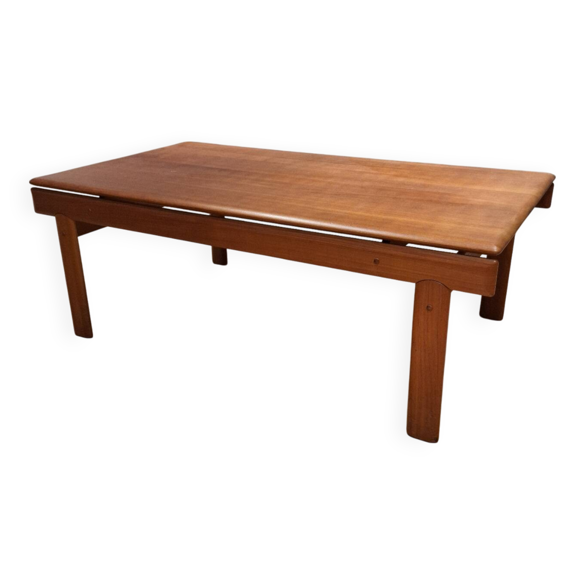 Vintage teak coffee table designed by H.W. Klein for Bramin, 1960s.