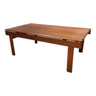 Table basse vintage en teck conçu par H.W Klein pour Bramin années 1960
