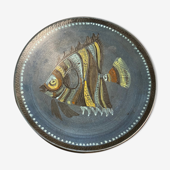 Ceramic fish plate Jean De Lespinasse