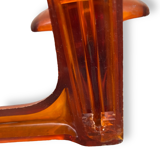 Orange transparent plastic hook