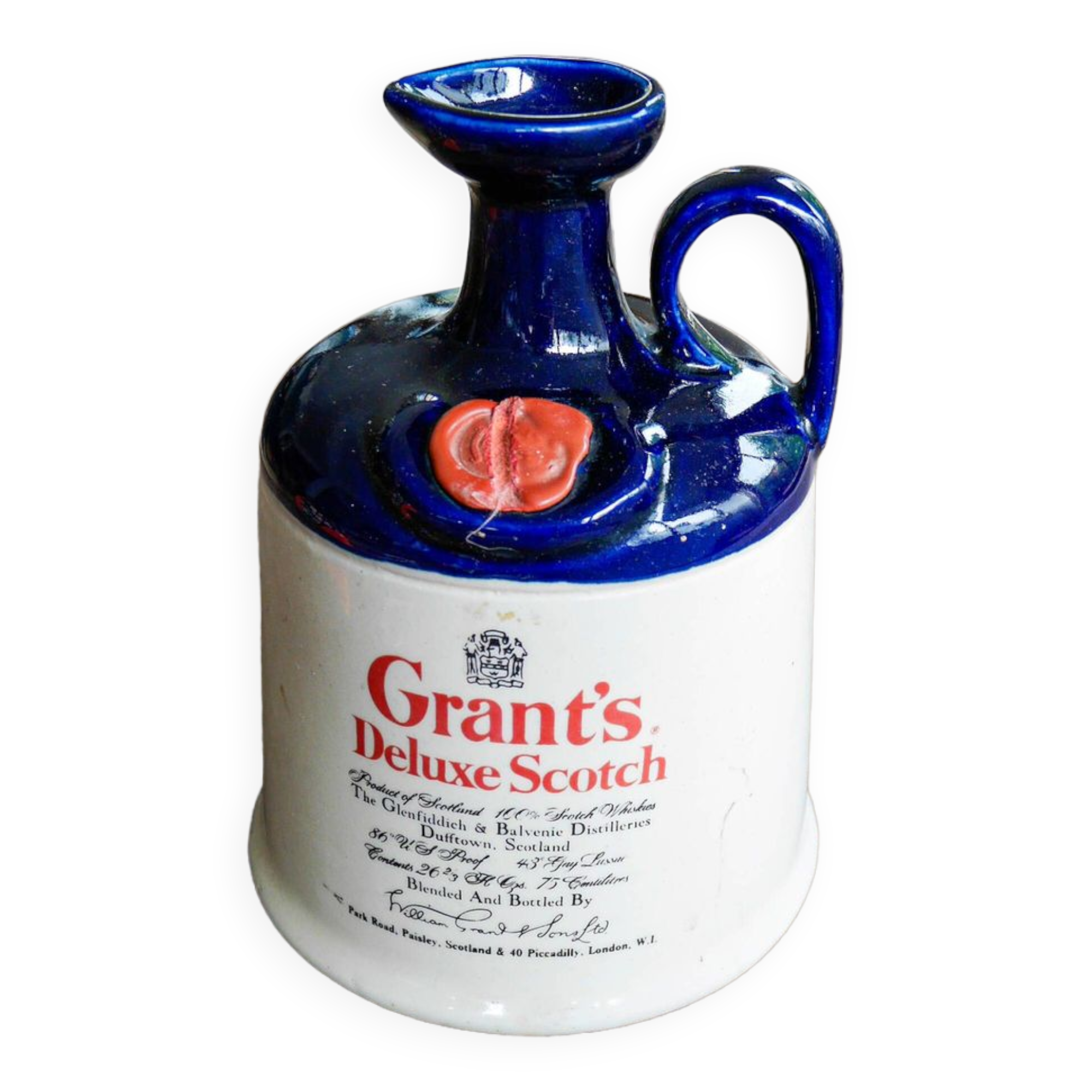 Vintage Brot ceramic Scotch Grant's Deluxe