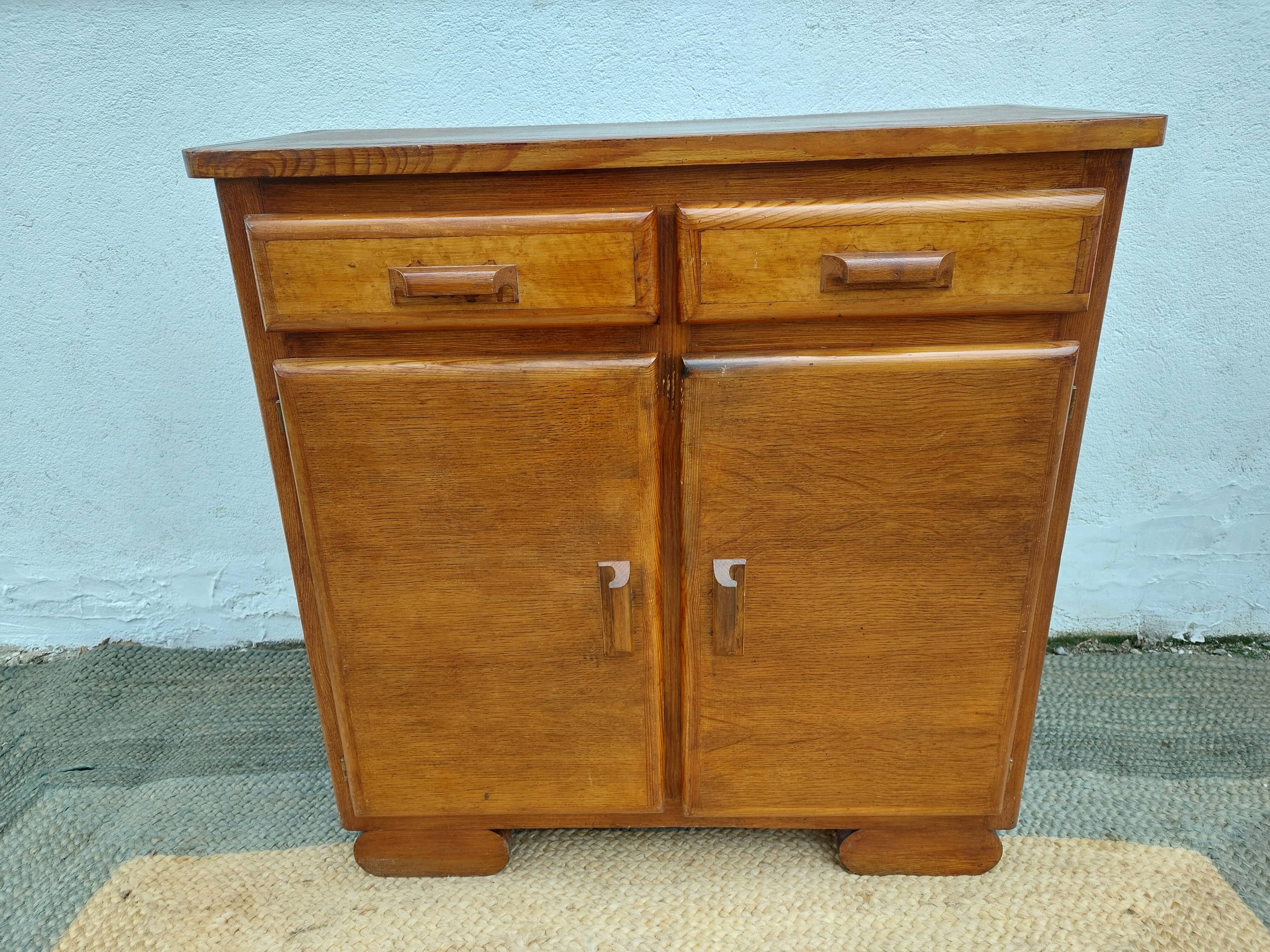 Vintage wooden handle buffet