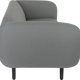 Canapé tissu gris clair eno studio