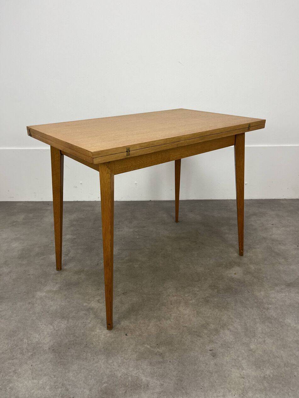 Compass leg table, 1950s, vintage.