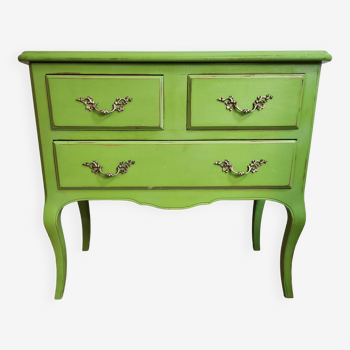 Anise green chest of drawers