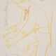 Jean Cocteau: Letter from Barcelona, original signed lithograph