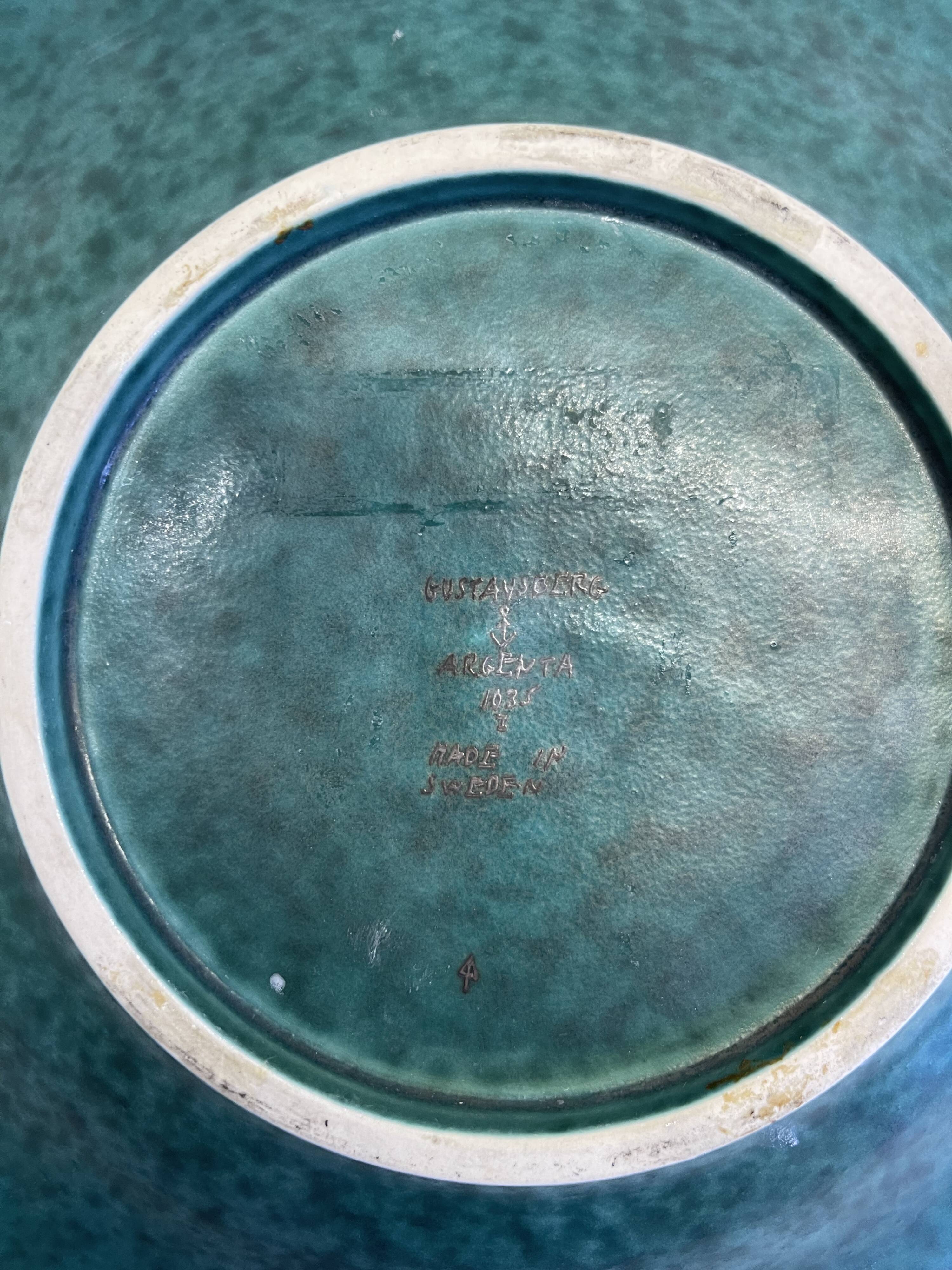 Gustavsberg Argenta Wilhelm Kage dish