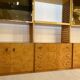 Gianluigi Gorgoni Display Unit 1970s  Fratelli Turi Bookshelf Glass Brass Briar Burl rizzo