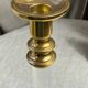 Brass and Lucite Candle Holder