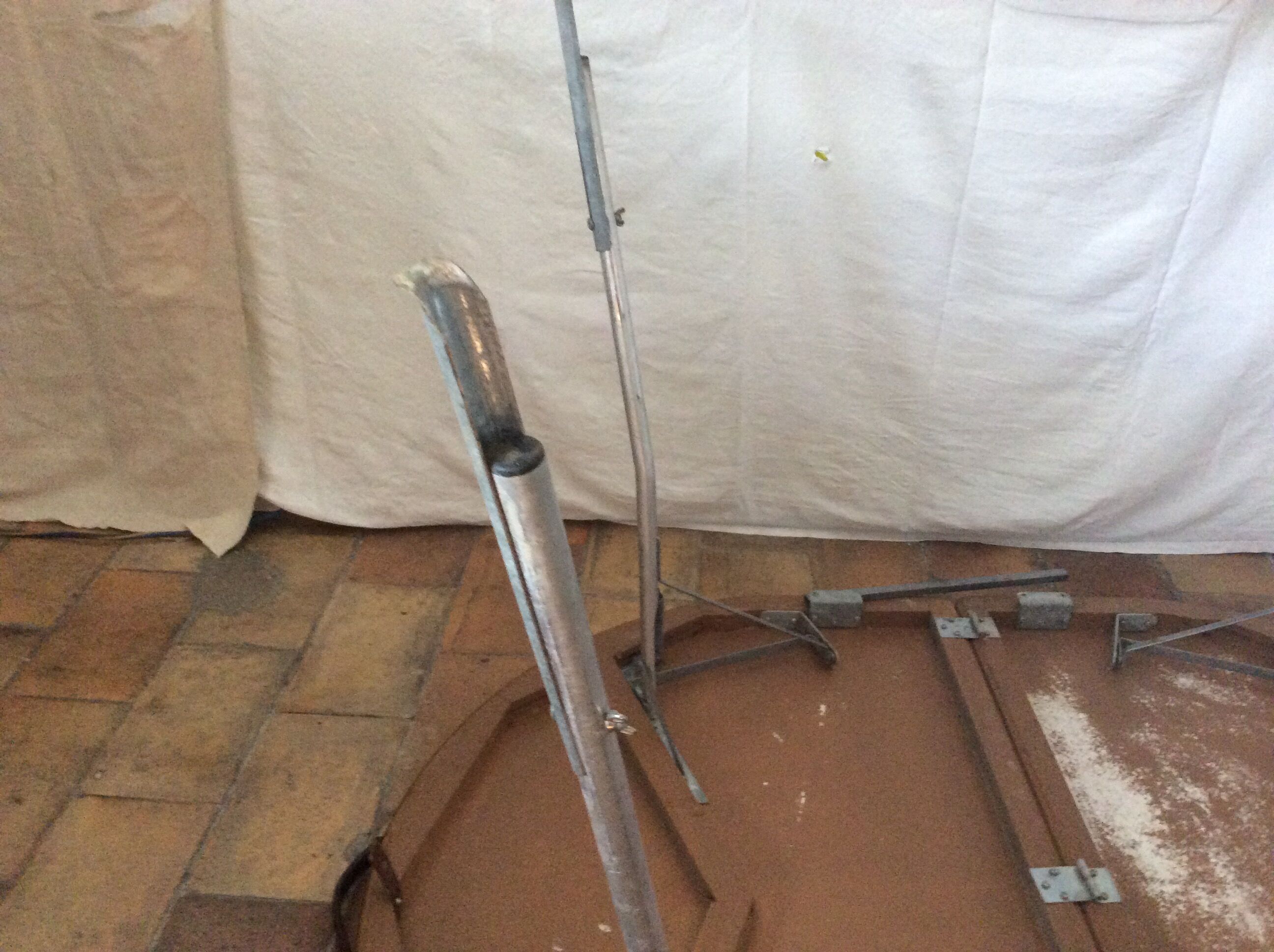 Vintage oval camping table