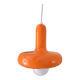 Orange ceiling pendant light