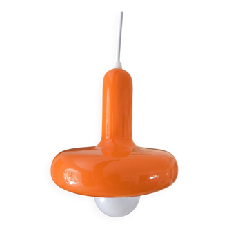 Orange ceiling pendant light