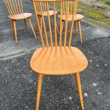 Suite of 4 Baumann chairs, Menuet model.